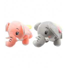 Elefante de Peluche con Alas de Colores