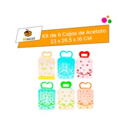 Caja De Acetato 23×26.5×16 (6 Pzs)