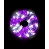 Manguera Gel Navide?a Luz Morada Blanca 10 Mts