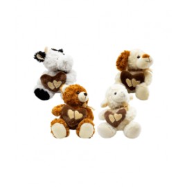 Animalitos de Peluche con Corazon / Mo?o