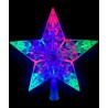 Estrella Punta De Arbol Diamante Luz Multicolor